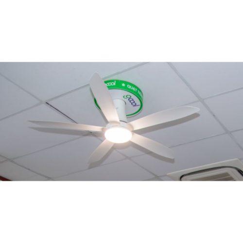 Quạt trần Gcool Copter 05 Plus RL VN011402516 Trắng 5 anh thuc te quat tran gcool copter 05 plus rl vn011402516 trang