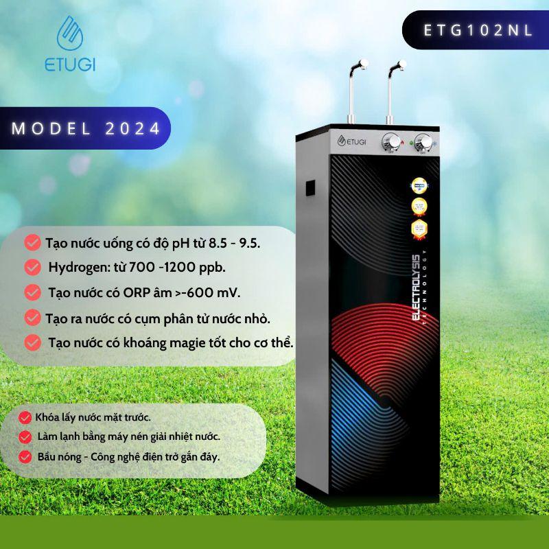 Máy lọc nước ion kiềm Etugi ETG102NL-2024 3 Máy lọc nước ion kiềm Etugi ETG102NL-2024