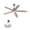 Quạt trần Gcool Copter 05 RL VN011402510 Nâu 1 quat tran gcool copter 05 rl vn011402510 nau