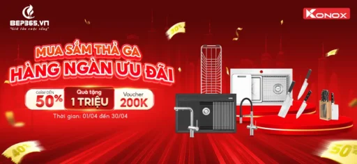 Konox Ưu Đãi Lớn Tại Bếp 365 Vinh – Vừa Mua Vừa Nhận Quà!
