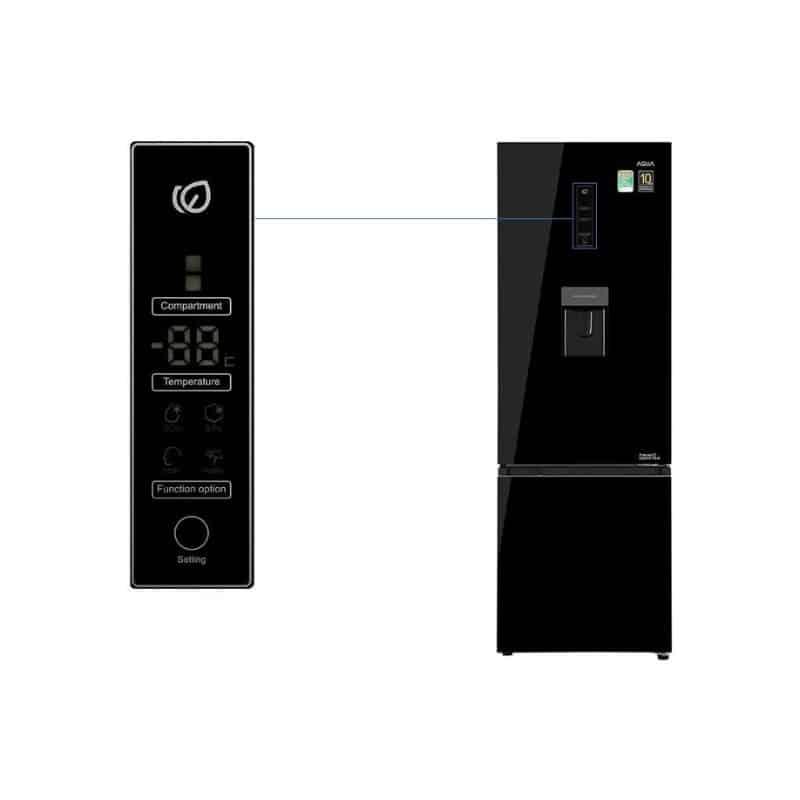 Tủ lạnh 2 cánh ngăn đá dưới Inverter 320 lít Aqua AQR-B379MA(WGB) 5 Tủ lạnh 2 cánh ngăn đá dưới Inverter 320 lít Aqua AQR-B379MA(WGB) - Ảnh 3