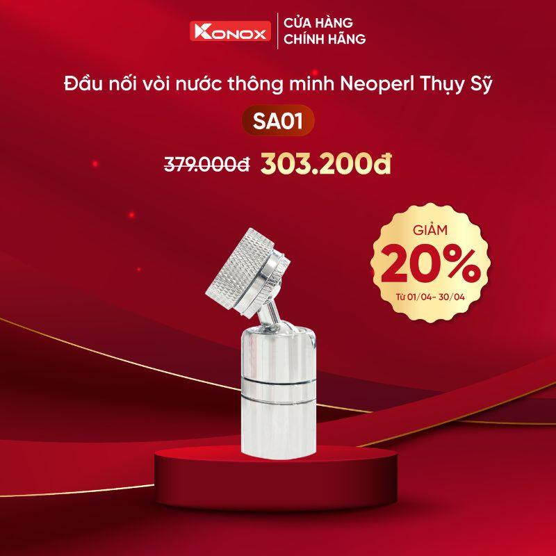 Đầu nối vòi nước thông minh Konox SA01 3 Khuyến mại đầu nối vòi nước thông minh Konox SA01