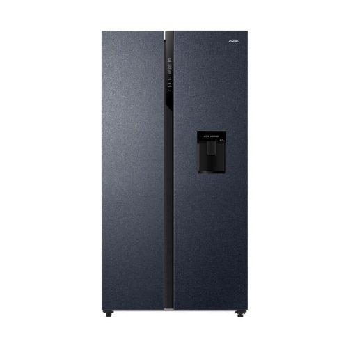 Tủ lạnh 2 cánh Side By Side Inverter 550 lít Aqua AQR-S612XA(WCB)