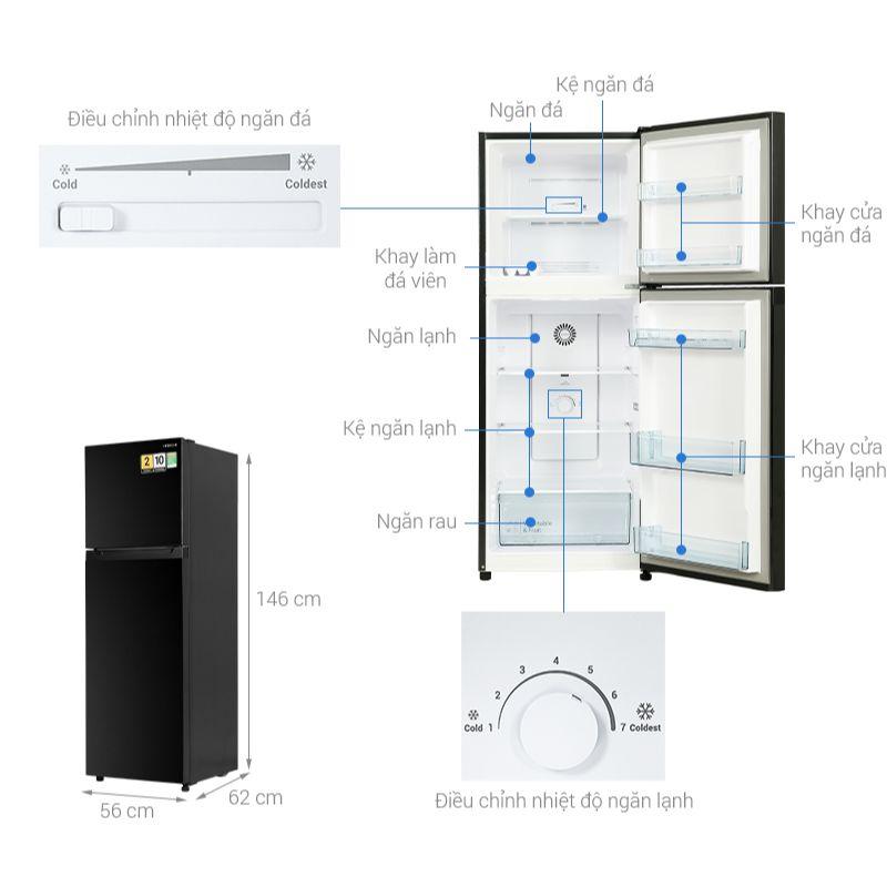Tủ lạnh 2 cánh 210 lít Hitachi HRTN5230MUVN 6 Tủ lạnh 2 cánh 210 lít Hitachi HRTN5230MUVN - Ảnh 4