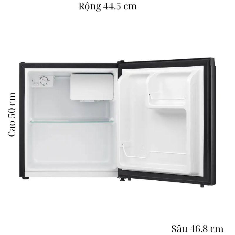 Tủ Lạnh 1 cánh mini 45 Lít Hisense HR05DB 5 Tủ Lạnh 1 cánh mini 45 Lít Hisense HR05DB - Ảnh 3