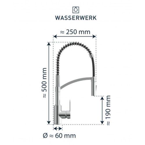 kich thuoc voi rua bat wasserwerk wk 3 chrome with spiral spring 700550