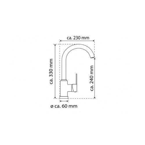 kich thuoc voi rua bat wasserwerk wk 5 stainless steel look 700505