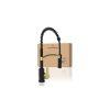 voi rua bat wasserwerk wk 3 black matt gold with spiral spring 700558
