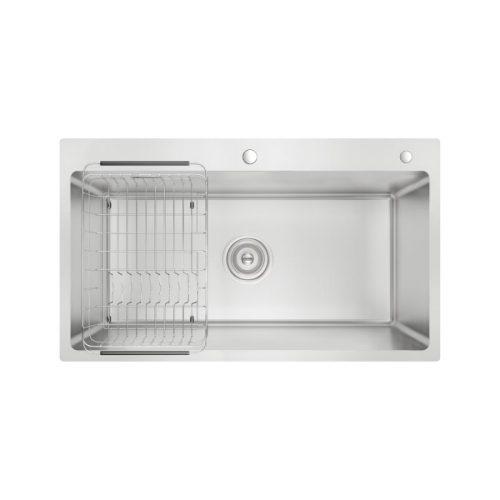 Chậu rửa bát inox 1 hố Konox KN8248SO Dekor 6 chau rua bat inox 1 ho konox kn8248so dekor