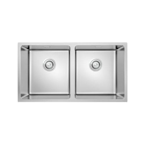 chau rua bat inox 2 ho konox kn7544dub