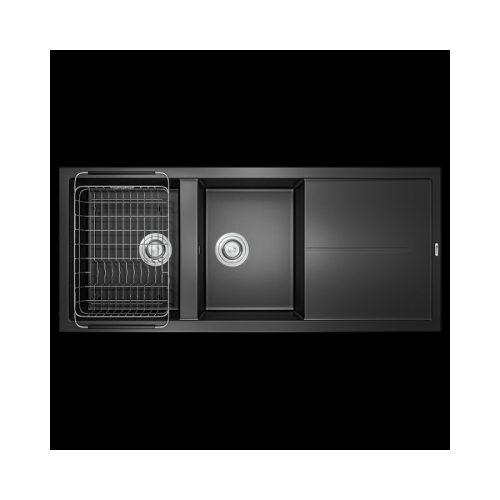 chau rua bat konox granite livello smart 1160 black