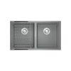 Chậu rửa bát Konox Granite Veloci 760D Grey 1 chau rua bat konox granite veloci 760d grey