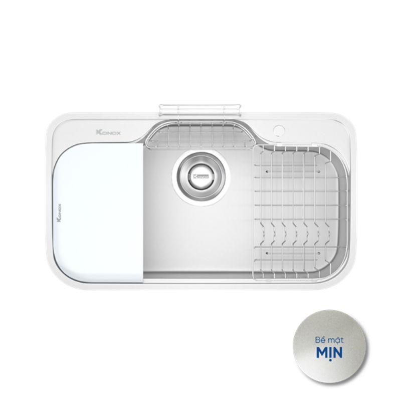 Chậu rửa bát Konox TARI 9051SM 3 Chậu rửa bát Konox TARI 9051SM
