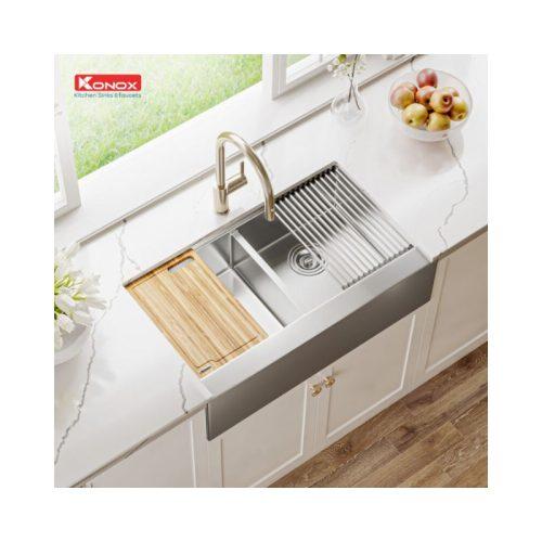 chau rua bat workstation apron sink kn8751da retta 2
