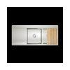 chau rua bat workstation topmount sink kn11650td ban trai