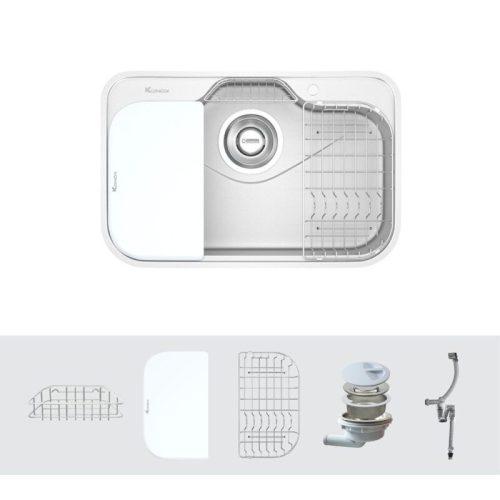 Chậu rửa bát Konox TARI 7851SM 9 Phụ kiện chậu rửa bát Konox TARI 7851SM