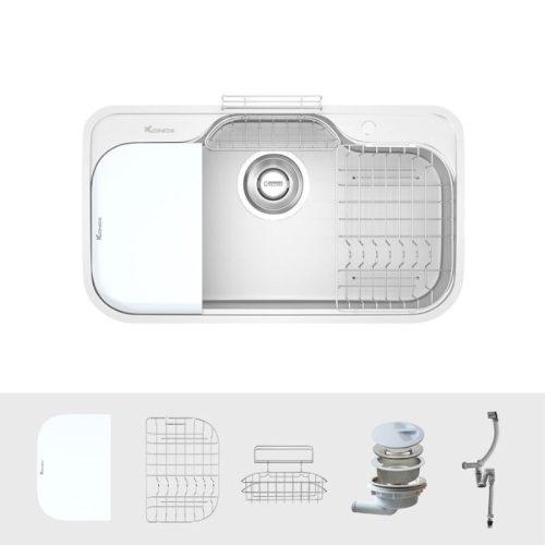 Chậu rửa bát Konox TARI 9051SM 8 Phụ kiện chậu rửa bát Konox TARI 9051SM