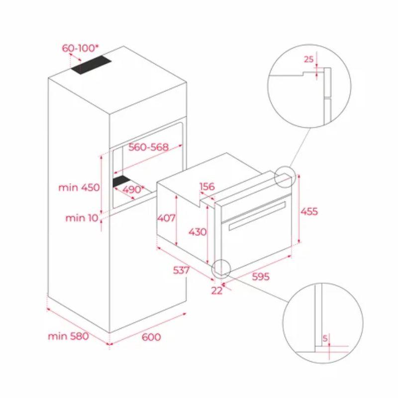 Lò hấp kết hợp nướng Teka HLC 8470 SC BK 111230013 5 Lò hấp kết hợp nướng Teka HLC 8470 SC BK 111230013 - Ảnh 3