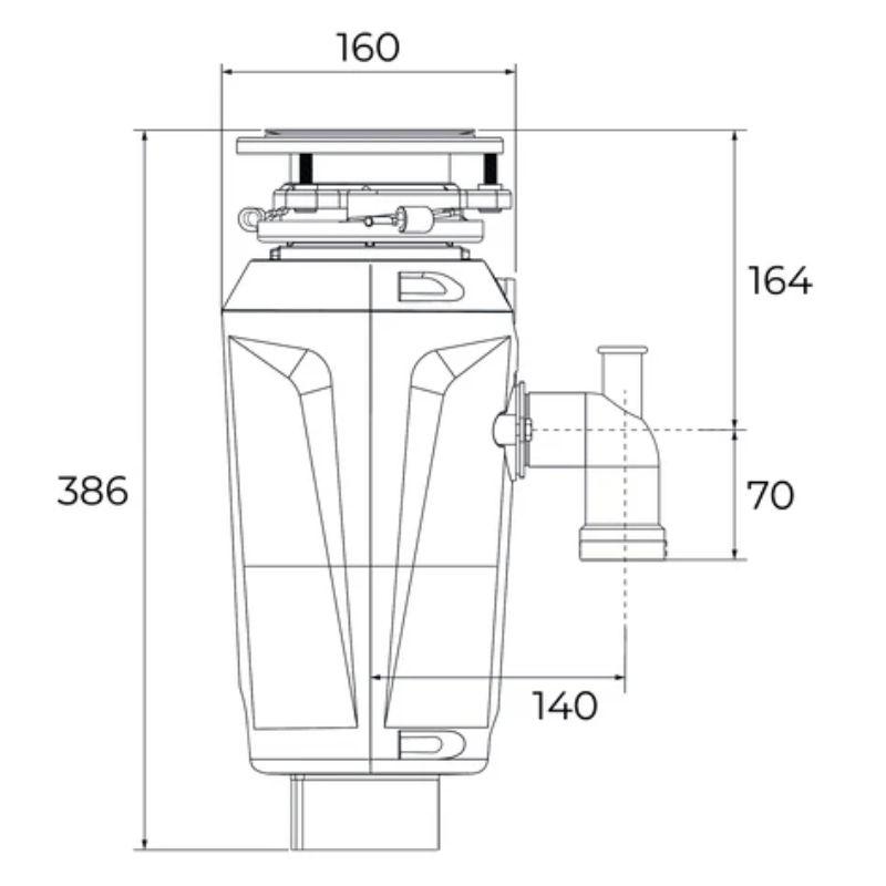 Máy huỷ thực phẩm thừa Teka TRS 720 5 Máy huỷ thực phẩm thừa Teka TRS 720 - Ảnh 4