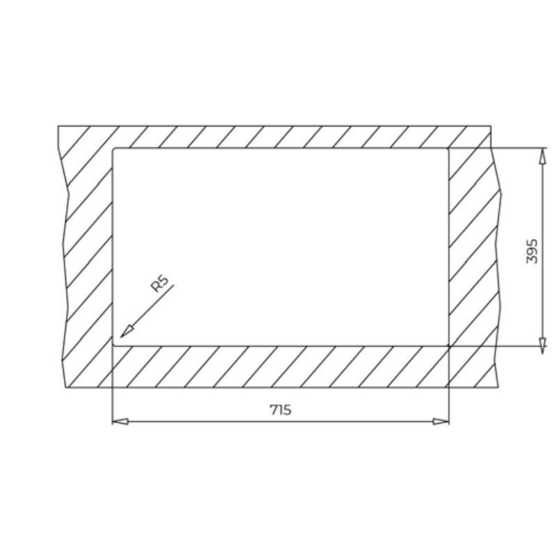 Chậu đá lắp âm 1 hộc rửa Teka SQUARE 72.40 TG 115230015 4 Chậu đá lắp âm 1 hộc rửa Teka SQUARE 72.40 TG 115230015 - Ảnh 2