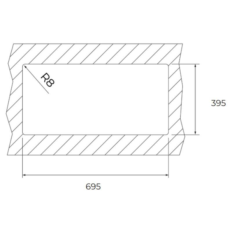 Chậu rửa Teka BEX LINEA 70.40 1B (R10) 185010001 4 Chậu rửa Teka BEX LINEA 70.40 1B (R10) 185010001 - Ảnh 2