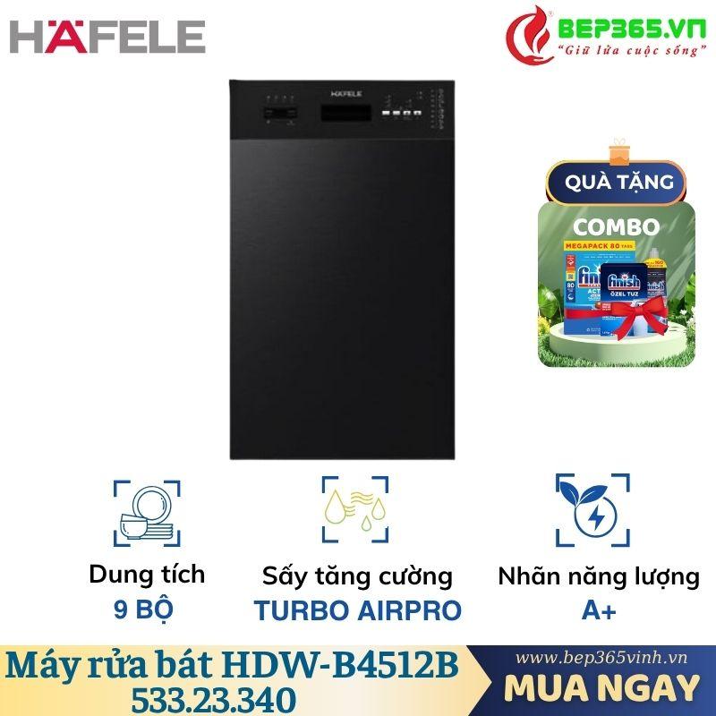 Máy rửa chén Hafele HDW-B4512B 533.23.340 2 Máy rửa chén Hafele HDW-B4512B 533.23.340
