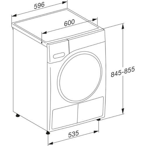 kich thuoc may say bom nhiet miele twv780wp