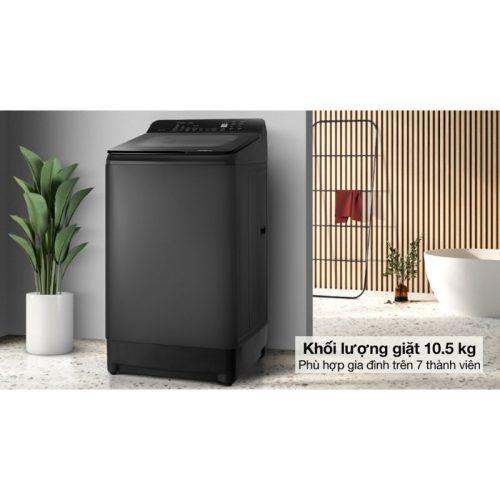 Máy giặt Hitachi Inverter 10.5 kg LTL H0MVW0T GG 9 anh thuc te may giat hitachi inverter 10 5 kg ltl h0mvw0t gg