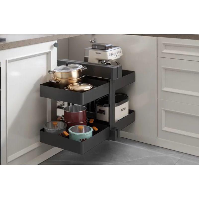 Bộ rổ góc Corner Agent 900mm Hafele 545.14.339 4 Chi tiết bộ rổ góc Corner Agent 900mm Hafele 545.14.339