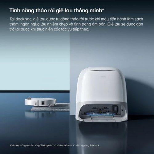 hinh anh robot hut bui lau nha roborock qrevo curv 2 pro