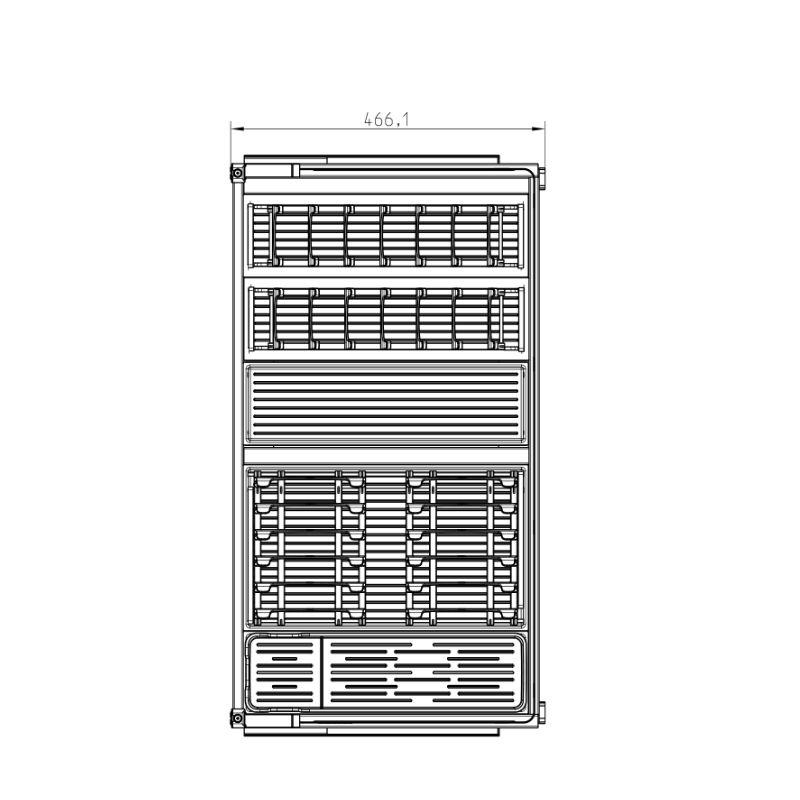 Rổ đựng bát đĩa Hafele 545.14.309 6 Lắp đặt rổ đựng bát đĩa Hafele 545.14.309