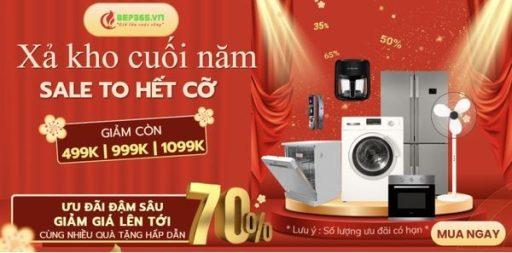 sale bếp cuối năm xả kho