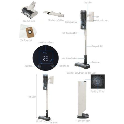 size may hut bui roborock h60 hub pro