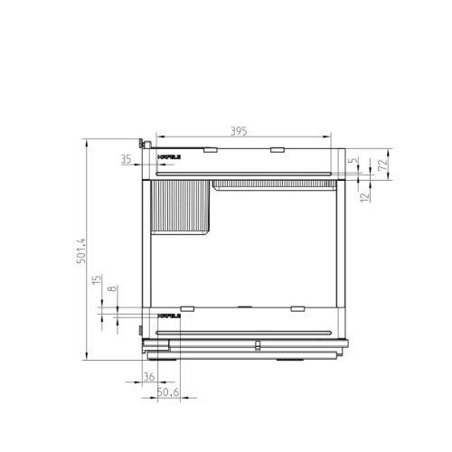 Size hình ảnh kệ đựng gia vị Hafele 545.14.301