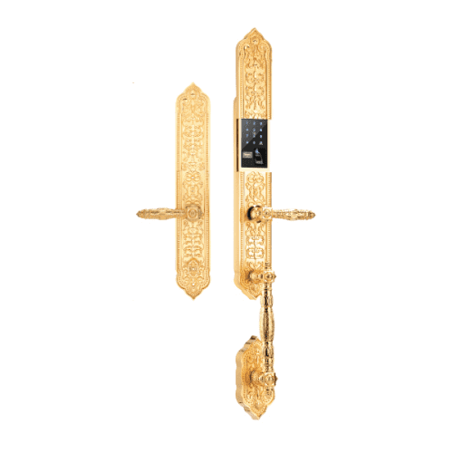 Khóa Đại Sảnh Biệt Thự Mạ Vàng Demax 24K EL888 24K BRASS APP WIFI
