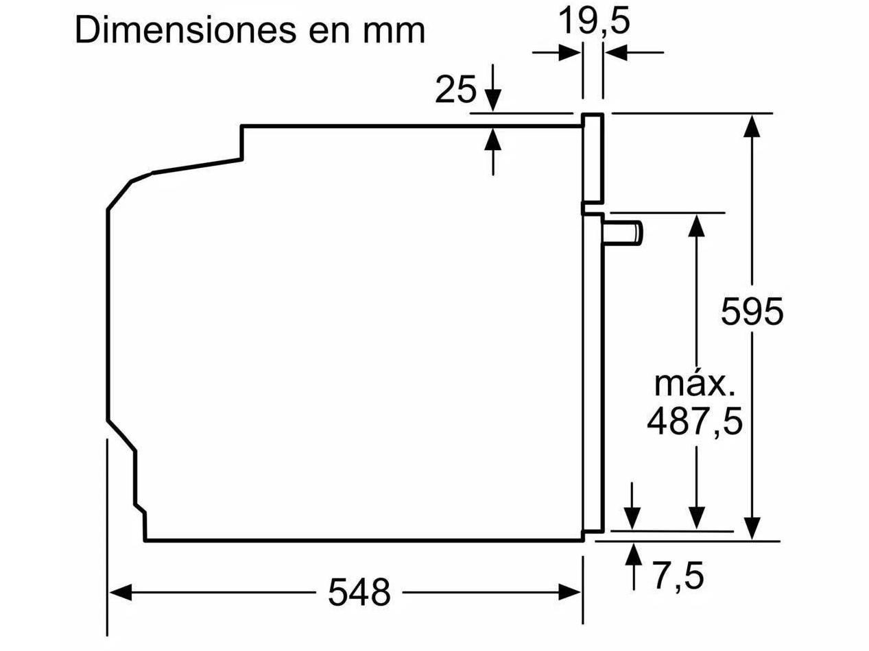 Lò Nướng Âm Tủ Bosch Serie 6 71L HBG536EB4 3 Lò Nướng Âm Tủ Bosch Serie 6 71L HBG536EB4 - Ảnh 2