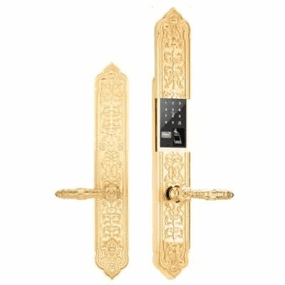 Khóa Đại Sảnh Biệt Thự Mạ Vàng 24K Demax EL9862 GOLD APP WIFI