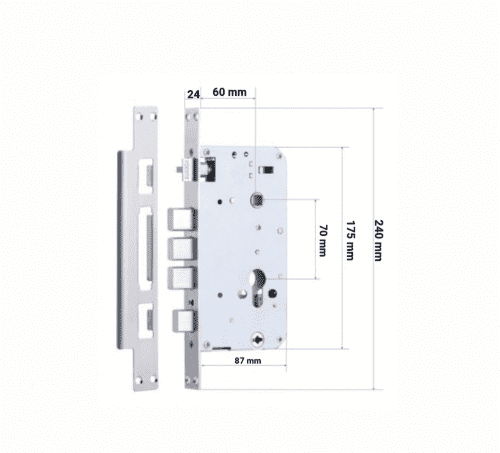 Khóa Thông Minh Tự Động Màn Hình Chuông Demax SL899GC Màu Grey - Ảnh 3
