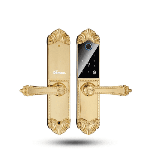 Khóa Biệt Thự Dùng Cho Cửa Phòng Mạ Vàng 24K Demax EL280 BRASS 24K