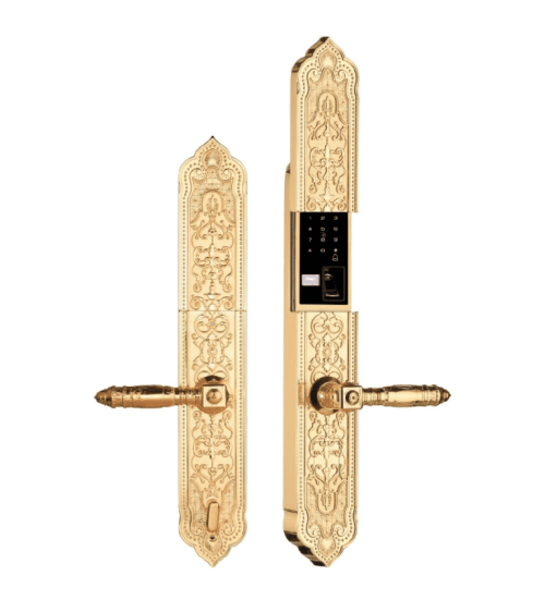 Khóa Đại Sảnh Biệt Thự Mạ Vàng 24K Demax EL8862 GOLD APP WIFI