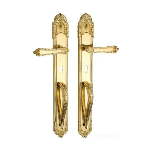 Khóa Cửa Chính Đồng Thau Nguyên Chất Mạ Vàng 24K Demax CL806BRASS 24K