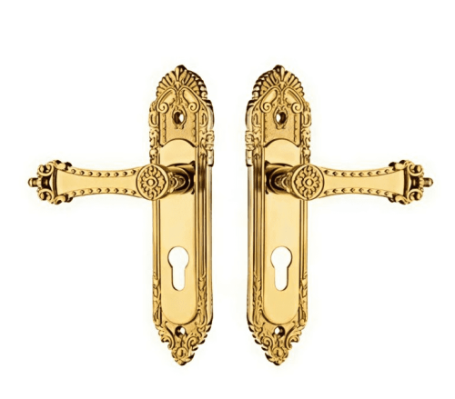 Khóa Cửa Chính Demax CLK250 24K Brass