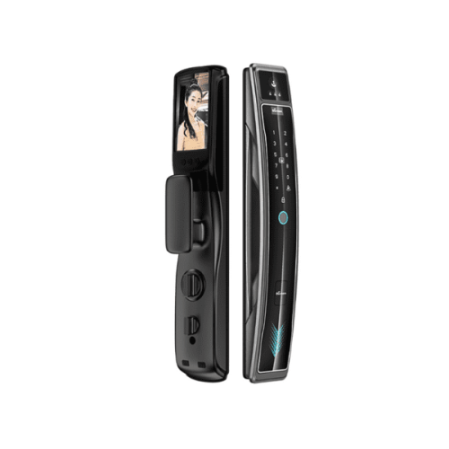 Khóa Thông Minh Nhận Diện Khuôn Mặt Face ID_3D Demax EL918MG APP Màu Xám Ánh Kim