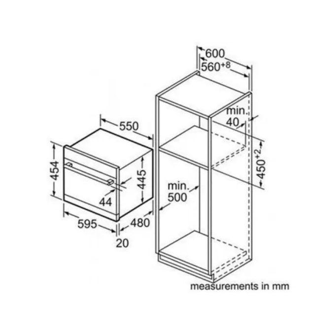 Kích thước máy rửa chén bát Bosch SKS51E22EU