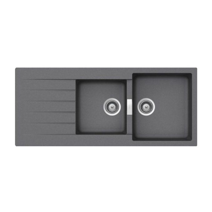 Chậu rửa chén bát Bosch HMH.SIGNUS D-200 màu đen xám
