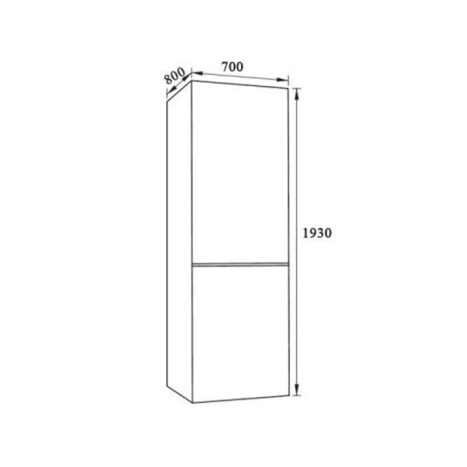 Kích thước Tủ lạnh Bosch HMH.KGN56LB40O
