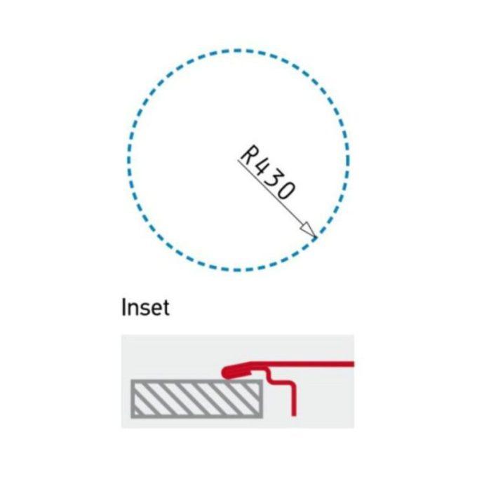 kích thước của Chậu rửa bát Bosch100034701 CR