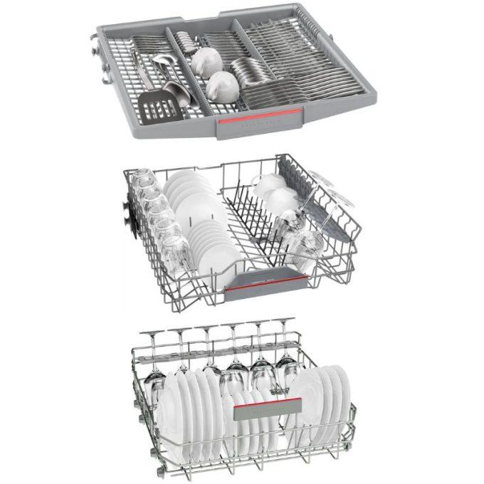 Giàn rửa máy rửa bát độc lập Bosch SMS46NW03E serie 4
