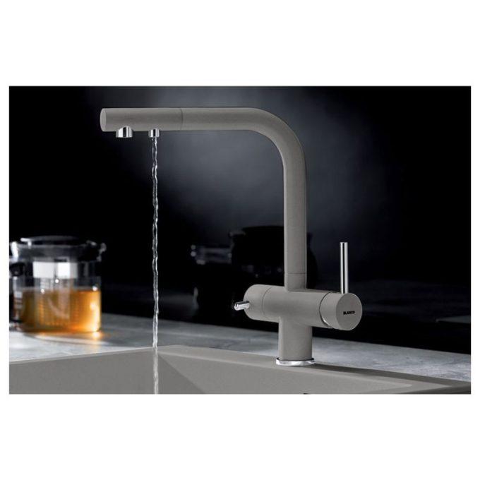 Hình ảnh vòi rửa bát Blanco FONTAS II Alu metallic
