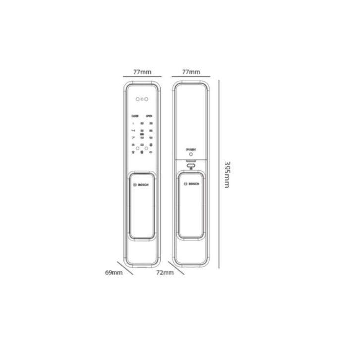 Khóa điện tử Bosch EL 600 BK (1)